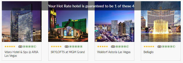 O seu hotel Hotwire Hot Rate é garantidamente 1 destes 4